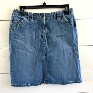 Talbots denim skirt size 4